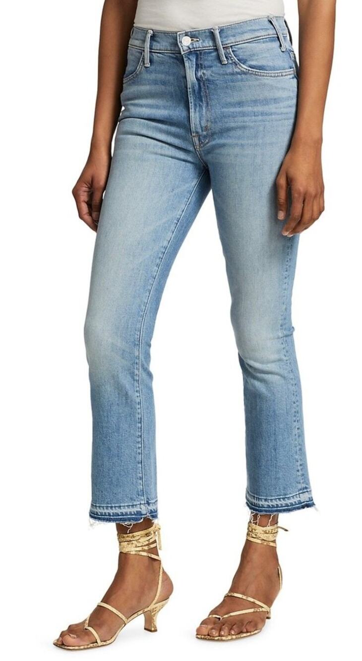 Mother Superior Jeans Holier than You patch Hustler Ankle Denim